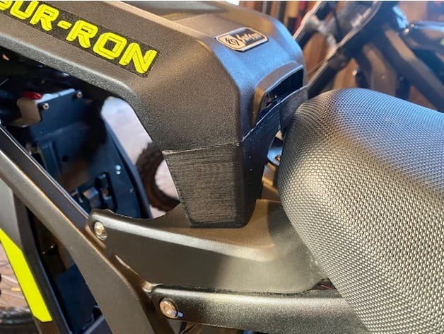 Sur-Ron battery cover extension panel preview
