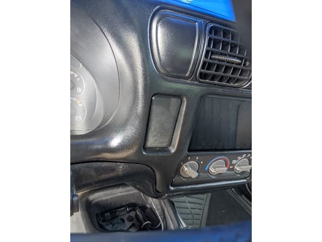 Chevy S10 Airbag Switch Blank Dash Panel preview