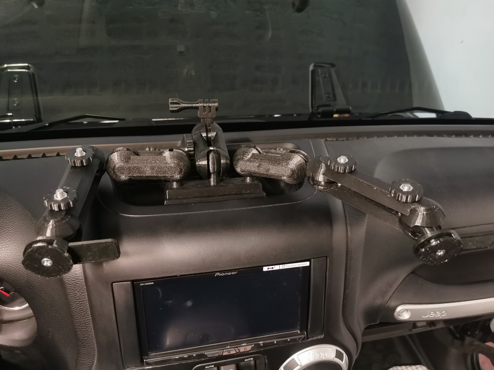 Jeep Wrangler JK Phone, Tablet and Gopro Mount Fully Printed preview