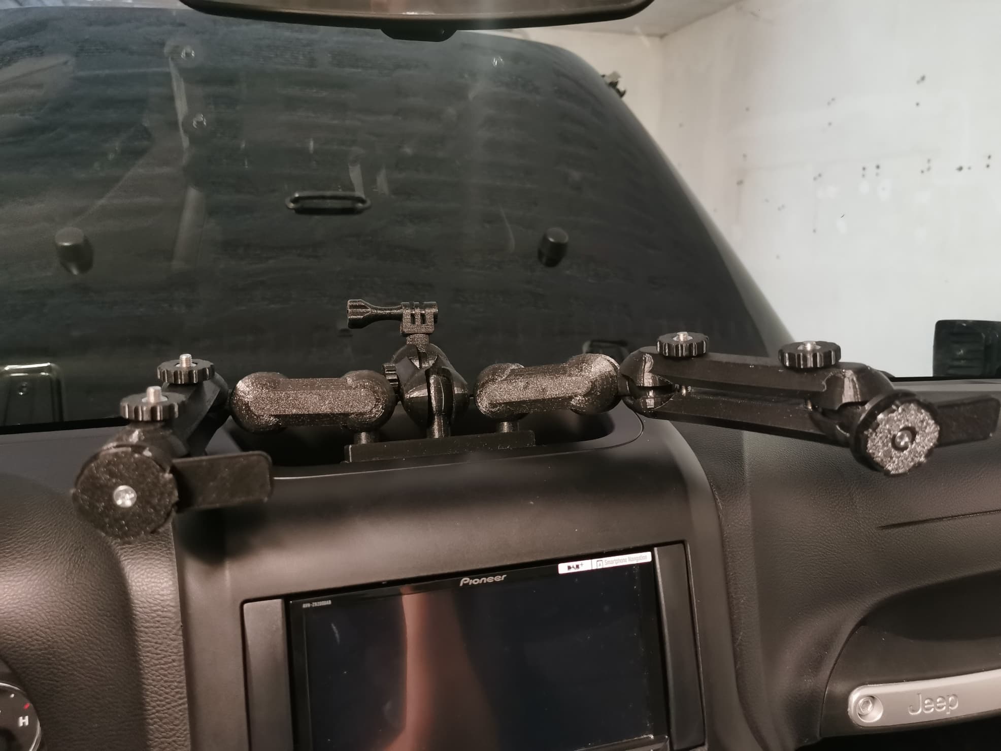 Jeep Wrangler JK Phone, Tablet and Gopro Mount Fully Printed preview