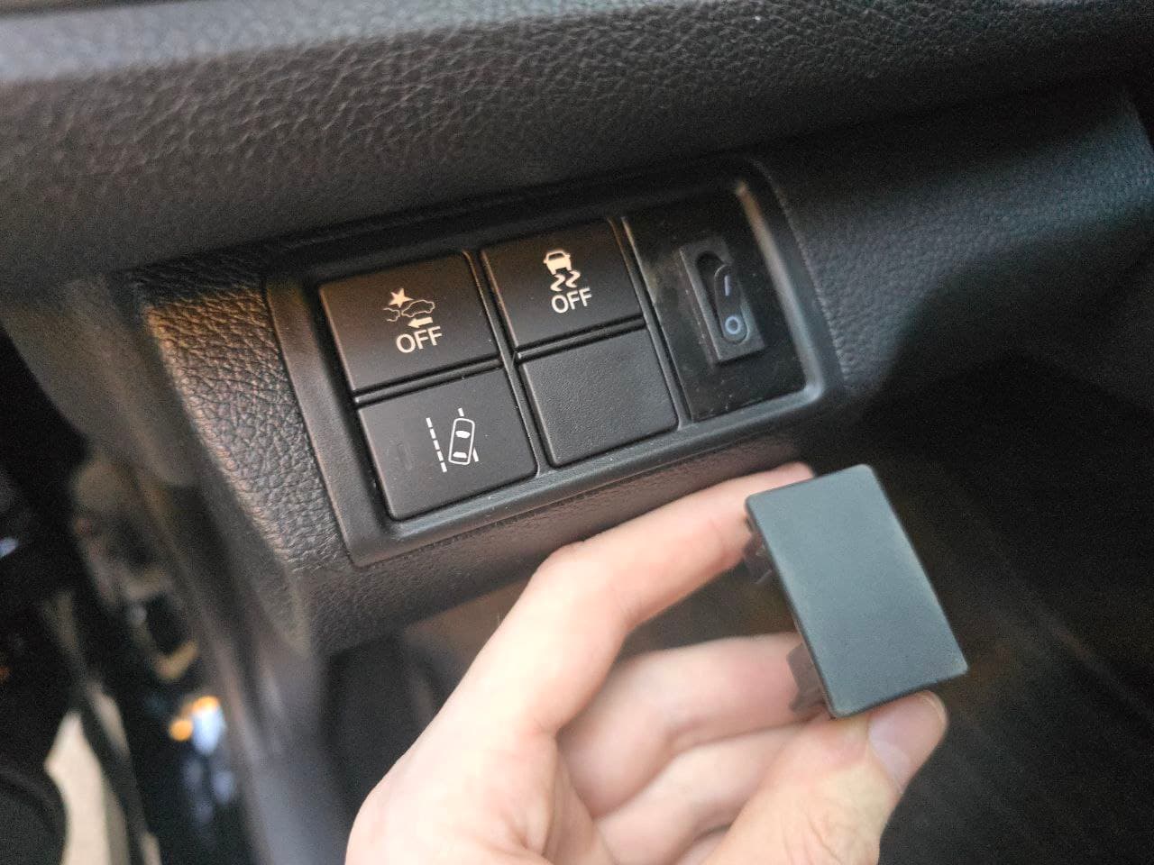 Honda Civic X blank button cover preview