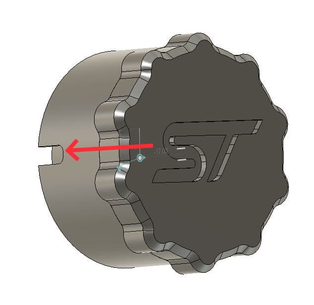 Ford Focus 2012 Windshield Washer Fluid Reservoir Cap v3 preview