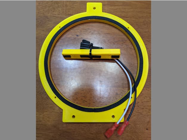 GMC Canyon Chevrolet Colorado JBL GTO629 rear speaker mount bracket - OpenSCAD - image 2 of 6