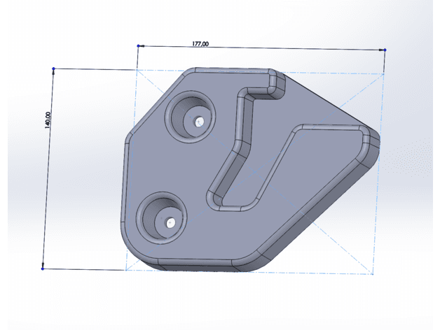 Chevrolet Bolt / Opel Ampera (2017) False cargo floor bracket - image 4 of 4