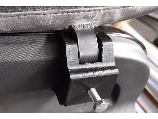 Renault Twizy Soft Plastic Window Replacement Rear Bracket - image