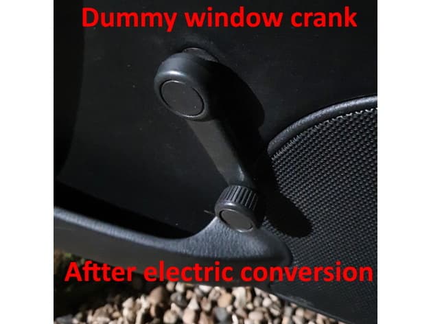 MX5 Miata - False crank print in place (After power window conversion) for MK2 (NB) - image 2 of 4