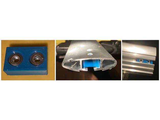 Photo of Nut & Washer Retainer for modified Cadillac crossbar kit for a Chevy Bolt Premier