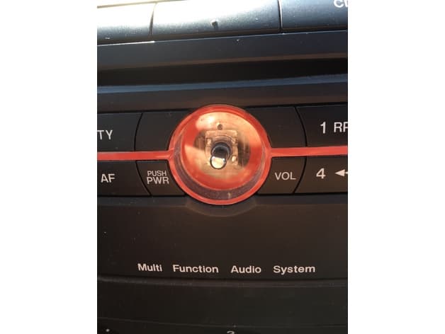 Power/Volume knob for radio Mazda 3 2003 - image 2 of 3