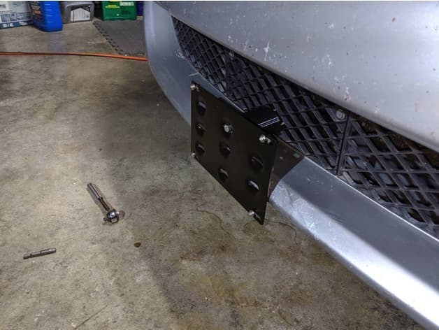 MR2 Spyder no-drill license plate holder - image 3 of 6