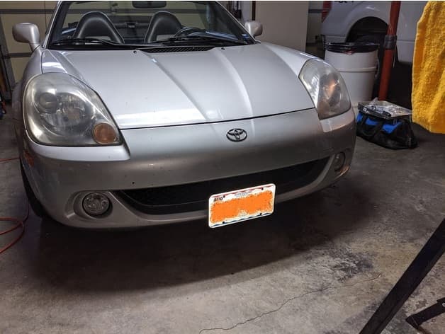 MR2 Spyder no-drill license plate holder - image 4 of 6