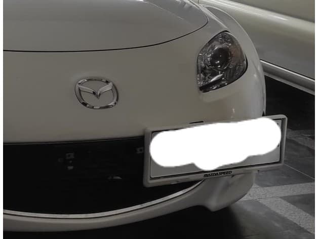 Miata License Plate Relocation - image 2 of 5