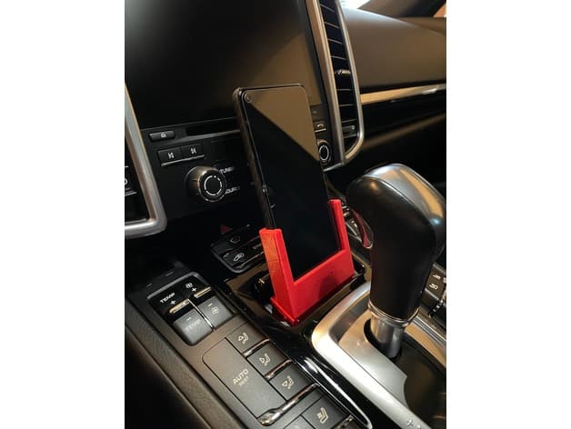 Photo of Porsche Cayenne Ashtray Pixel 5 Phone Holder