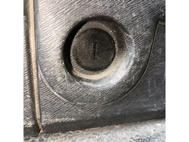 écrou de cache plastique coffre Renault Kangoo trunk plastic cover nut - image 2 of 2