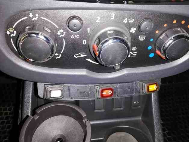 renault dacia duster switch panel - image 4 of 6
