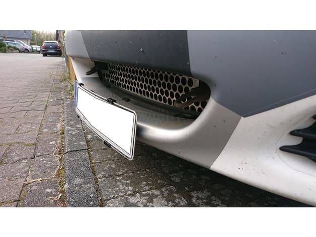 Photo of MX-5 NB FL mounting for licence plate mazda miata