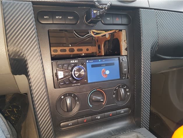 Car radio 2din to 1din adapter Ford Mustang - image 2 of 6