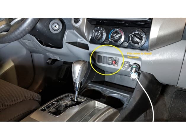 Tacoma/4Runner RedArc brake controller plate - image