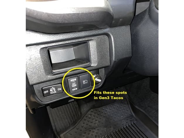 Tacoma/4Runner RedArc brake controller plate - image 3 of 6