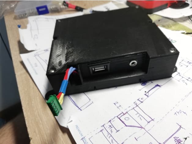 Mazda MX-5 2DIN radio tape-deck replacement box, bluetooth mod - image 5 of 6