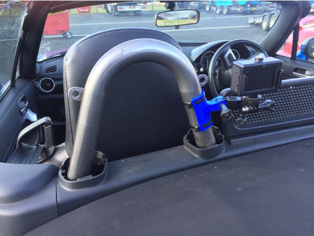 MX5 NC Rollover Hoop Camera Mount - image 4 of 4