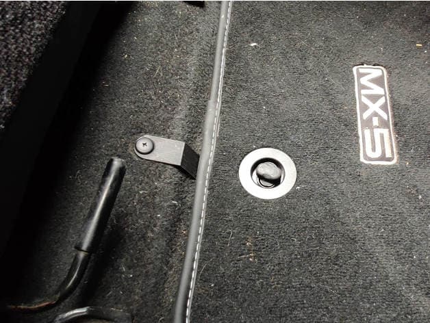 Miata driver's floor mat clip - image 3 of 4