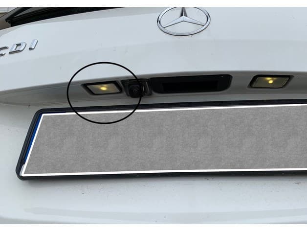 Photo of light cover for mercedes benz glk license plate