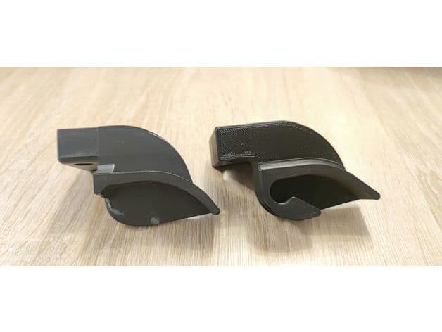 Opel Corsa-B and Tigra-A rear Parcel Shelf Bearing Clip (GM 90388235, GM 90388236) - image 4 of 6