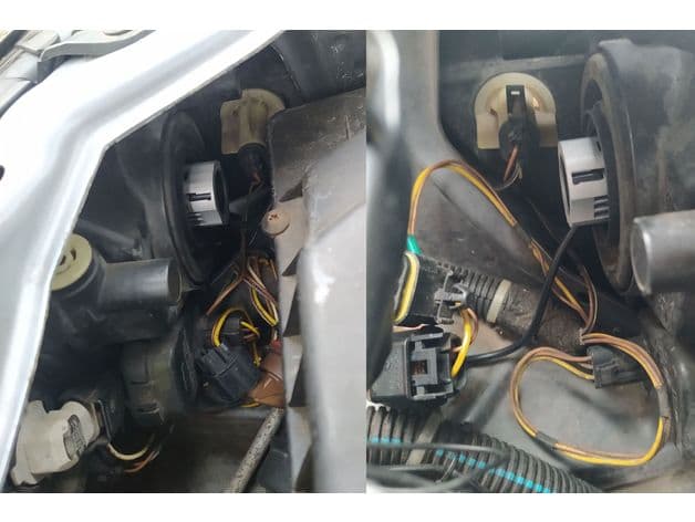 Zafira A - Headlight adapter for retrofitting Osram Night Breaker H7 LEDs - image 5 of 6