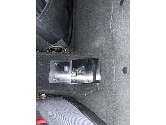 NB Miata Trunk/Fuel Lid Levers Cover - image 2 of 3