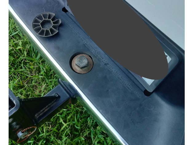 Photo of Hitch Bolt cover 28mm, 2017 Ram 1500, U-Haul hitch
