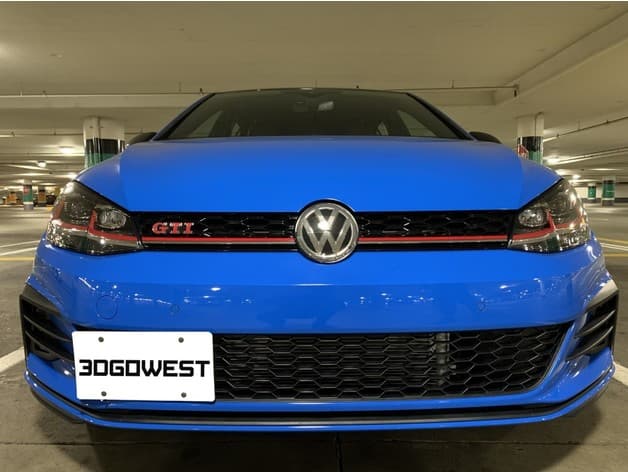 MK7.5 Golf GTI Licence Plate holder - image 3 of 4
