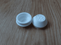 VW T3 windshield wiper nut cover - image 3 of 6
