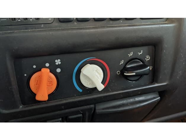 Jeep Wrangler Heater Control Knob_'99-'01 - image 2 of 4