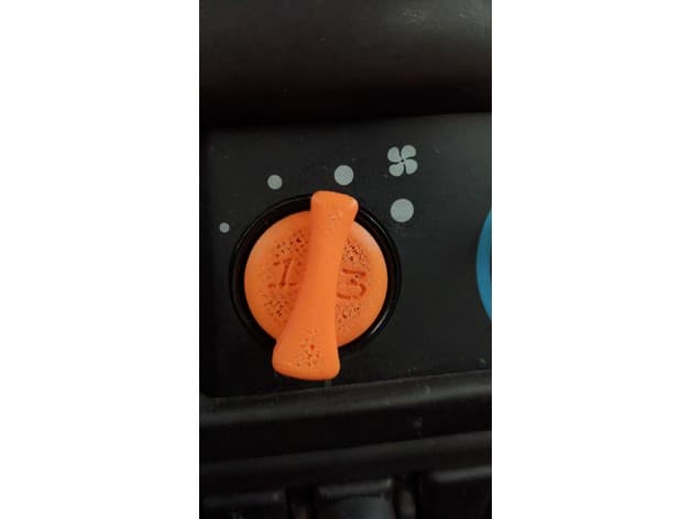 Jeep Wrangler Heater Control Knob_'99-'01 - image 3 of 4