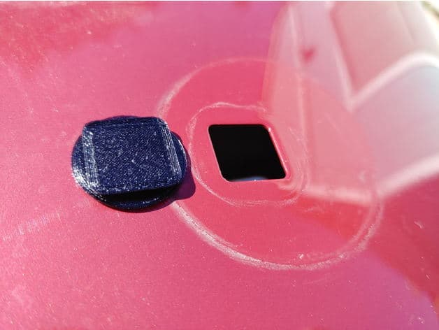 Antenna delete hole plug for Saab 9-3 convertible - image