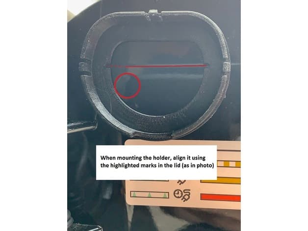 Charge port cap holder (SEAT Mii Electric, Skoda Citigo-e, Volkswagen e-up!) - image 6 of 6