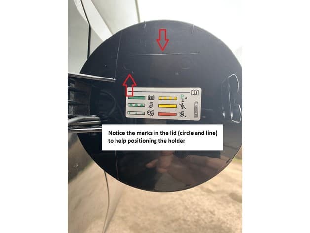 Charge port cap holder (SEAT Mii Electric, Skoda Citigo-e, Volkswagen e-up!) - image 4 of 6