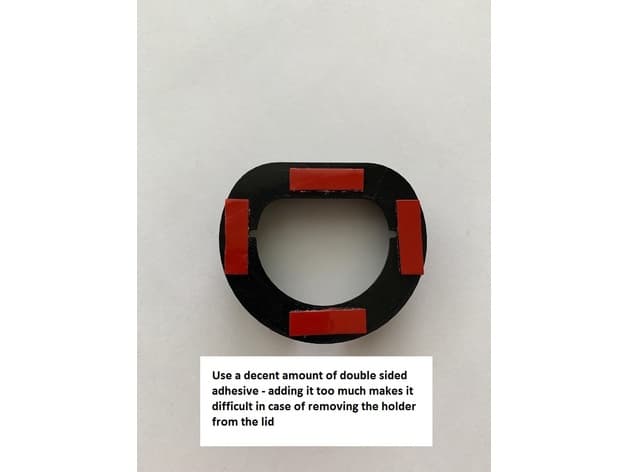 Charge port cap holder (SEAT Mii Electric, Skoda Citigo-e, Volkswagen e-up!) - image 5 of 6