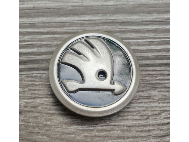 Skoda 60mm rim cap - image 2 of 4