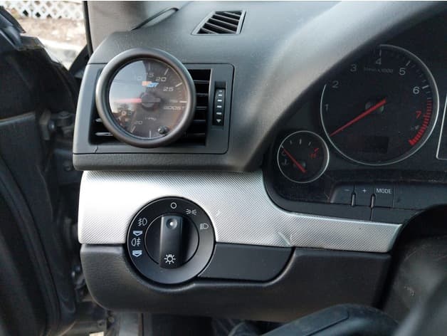 52mm Vent Gauge Mount for B6 A4 - image 2 of 2