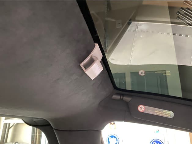 Sunglasses clip holder for Tesla Model X - image