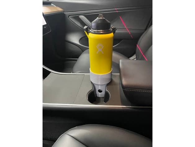 Tesla Model 3 Cupholder for HydroFlask (32 or 40oz) - image