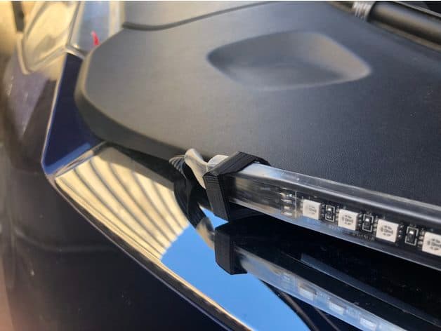 Knight Rider Light Bar Mounting Clips for Tesla Model S Facelift - image 2 of 2