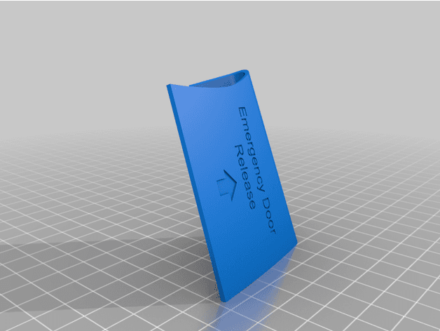 Tesla Model3 Emergency Door Release Cover - image 3 of 3