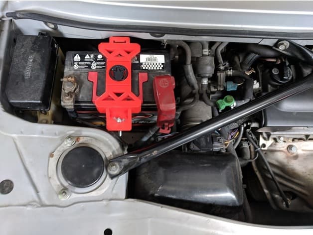Battery hold-down for Mk3 Toyota MR2 Spyder - image 4 of 4