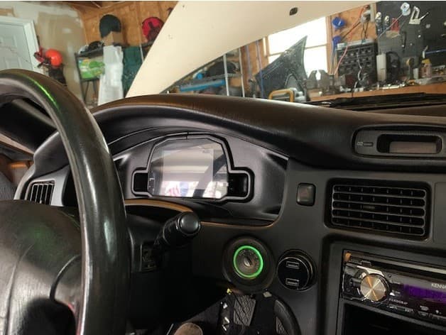 Photo of Toyota MR2 Cluster Enclosure for AiM MXS 1.2