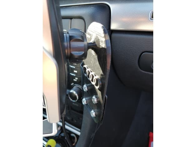 Phone Cradle mount for B7 A4 with Panavise 75102-607 - image 3 of 6