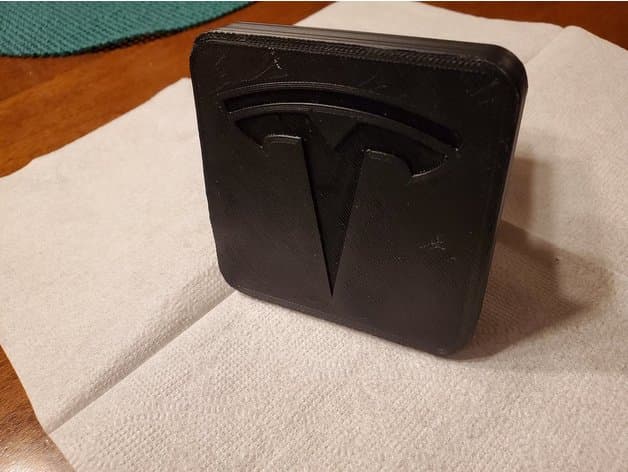 Tesla tow hitch cover - image