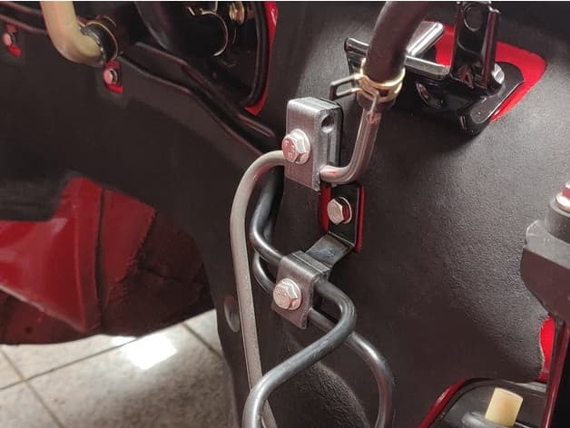 Toyota Supra mk4 brakeline brackets - image 5 of 5