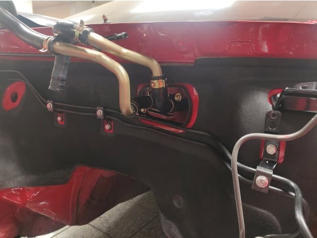 Toyota Supra mk4 brakeline brackets - image 4 of 5